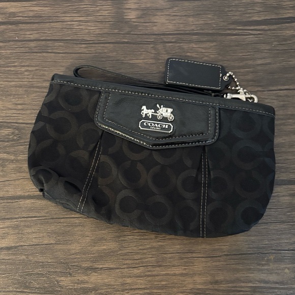 Coach black wristlet - Picture 1 of 4